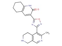 3-[3-(3-methyl-5,6,7,8-tetrahydro-2,7-naphthyridin-4-yl)-1,2,4-oxadiazol-5-yl]-5,6,7,8-tetrahydro-2(1H)-quinolinone hydrochloride
