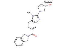(3S)-1-[5-(1,3-dihydro-2H-isoindol-2-ylcarbonyl)-1-methyl-1H-benzimidazol-2-yl]-3-pyrrolidinol