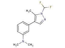 3-[1-(difluoromethyl)-5-methyl-1H-pyrazol-4-yl]-N,N-dimethylaniline