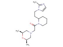 (2R*,6S*)-2,6-dimethyl-4-(2-{2-[2-(2-methyl-1H-imidazol-1-yl)ethyl]piperidin-1-yl}-2-oxoethyl)morpholine