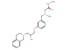 N~2~-{3-[3-(3,4-dihydroisoquinolin-2(1H)-yl)-2-hydroxypropoxy]benzyl}-N~1~,N~2~-dimethylglycinamide formate