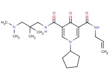 N-allyl-1-cyclopentyl-N'-[3-(dimethylamino)-2,2-dimethylpropyl]-4-oxo-1,4-dihydro-3,5-pyridinedicarboxamide