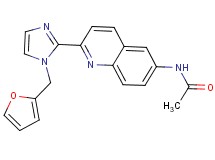 N-{2-[1-(2-furylmethyl)-1H-imidazol-2-yl]quinolin-6-yl}acetamide