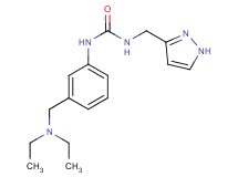 N-{3-[(diethylamino)methyl]phenyl}-N'-(1H-pyrazol-3-ylmethyl)urea