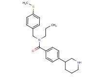 N-[4-(methylthio)benzyl]-4-piperidin-3-yl-N-propylbenzamide