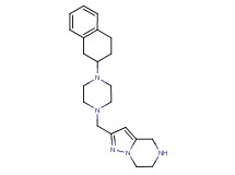 2-{[4-(1,2,3,4-tetrahydro-2-naphthalenyl)-1-piperazinyl]methyl}-4,5,6,7-tetrahydropyrazolo[1,5-a]pyrazine dihydrochloride