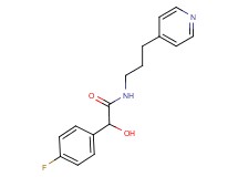 2-(4-fluorophenyl)-2-hydroxy-N-(3-pyridin-4-ylpropyl)acetamide