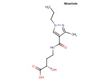 (2S)-2-hydroxy-4-{[(3-methyl-1-propyl-1H-pyrazol-4-yl)carbonyl]amino}butanoic acid