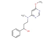 3-[(6-methoxypyrimidin-4-yl)(methyl)amino]-1-phenylpropan-1-ol