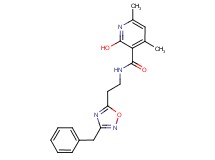 N-[2-(3-benzyl-1,2,4-oxadiazol-5-yl)ethyl]-2-hydroxy-4,6-dimethylnicotinamide