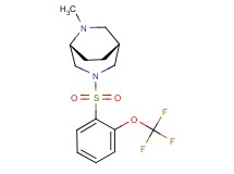 (1R*,5R*)-6-methyl-3-{[2-(trifluoromethoxy)phenyl]sulfonyl}-3,6-diazabicyclo[3.2.2]nonane
