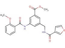 methyl 3-[(3-furoylamino)methyl]-5-[(2-methoxybenzoyl)amino]benzoate