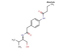 N-[4-(2-{[(1R)-1-(hydroxymethyl)-2-methylpropyl]amino}-2-oxoethyl)phenyl]butanamide