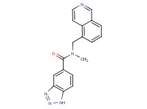N-(5-isoquinolinylmethyl)-N-methyl-1H-1,2,3-benzotriazole-5-carboxamide