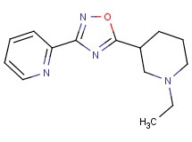 2-[5-(1-ethyl-3-piperidinyl)-1,2,4-oxadiazol-3-yl]pyridine trifluoroacetate