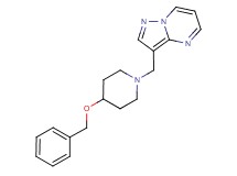 3-{[4-(benzyloxy)piperidin-1-yl]methyl}pyrazolo[1,5-a]pyrimidine