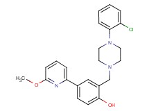 2-{[4-(2-chlorophenyl)-1-piperazinyl]methyl}-4-(6-methoxy-2-pyridinyl)phenol
