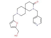 9-{[5-(hydroxymethyl)-2-furyl]methyl}-2-(pyridin-4-ylmethyl)-2,9-diazaspiro[5.5]undecan-3-one