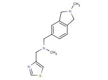 N-methyl-1-(2-methyl-2,3-dihydro-1H-isoindol-5-yl)-N-(1,3-thiazol-4-ylmethyl)methanamine