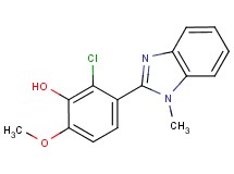 2-chloro-6-methoxy-3-(1-methyl-1H-benzimidazol-2-yl)phenol