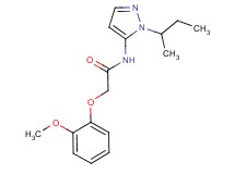 N-(1-sec-butyl-1H-pyrazol-5-yl)-2-(2-methoxyphenoxy)acetamide