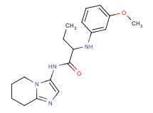 2-[(3-methoxyphenyl)amino]-N-(5,6,7,8-tetrahydroimidazo[1,2-a]pyridin-3-yl)butanamide