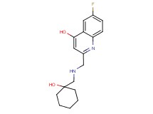6-fluoro-2-({[(1-hydroxycyclohexyl)methyl]amino}methyl)quinolin-4-ol