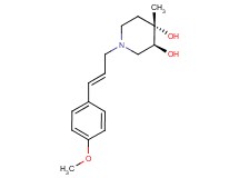 (3S*,4S*)-1-[(2E)-3-(4-methoxyphenyl)prop-2-en-1-yl]-4-methylpiperidine-3,4-diol