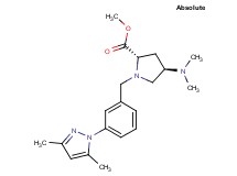 methyl (2S,4R)-4-(dimethylamino)-1-[3-(3,5-dimethyl-1H-pyrazol-1-yl)benzyl]pyrrolidine-2-carboxylate