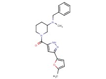 N-benzyl-N-methyl-1-{[3-(5-methyl-2-furyl)-1H-pyrazol-5-yl]carbonyl}-3-piperidinamine
