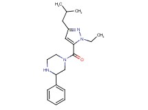 1-[(1-ethyl-3-isobutyl-1H-pyrazol-5-yl)carbonyl]-3-phenylpiperazine hydrochloride