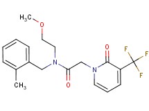 N-(2-methoxyethyl)-N-(2-methylbenzyl)-2-[2-oxo-3-(trifluoromethyl)pyridin-1(2H)-yl]acetamide