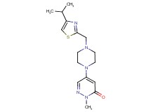 5-{4-[(4-isopropyl-1,3-thiazol-2-yl)methyl]-1-piperazinyl}-2-methyl-3(2H)-pyridazinone