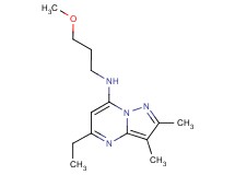 5-ethyl-N-(3-methoxypropyl)-2,3-dimethylpyrazolo[1,5-a]pyrimidin-7-amine