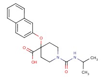 1-[(isopropylamino)carbonyl]-4-(2-naphthyloxy)-4-piperidinecarboxylic acid