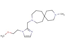 9-{[1-(2-methoxyethyl)-1H-imidazol-2-yl]methyl}-3-methyl-3,9-diazaspiro[5.6]dodecane