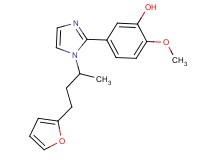 5-{1-[3-(2-furyl)-1-methylpropyl]-1H-imidazol-2-yl}-2-methoxyphenol