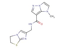 N-(2,3-dihydroimidazo[2,1-b][1,3]thiazol-6-ylmethyl)-1-methyl-1H-imidazo[1,2-b]pyrazole-7-carboxamide