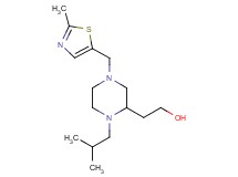 2-{1-isobutyl-4-[(2-methyl-1,3-thiazol-5-yl)methyl]-2-piperazinyl}ethanol