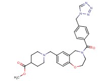 methyl 1-({4-[4-(1H-tetrazol-1-ylmethyl)benzoyl]-2,3,4,5-tetrahydro-1,4-benzoxazepin-7-yl}methyl)-4-piperidinecarboxylate