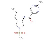 2-methyl-N-[(3R*,4S*)-1-(methylsulfonyl)-4-propyl-3-pyrrolidinyl]-5-pyrimidinecarboxamide