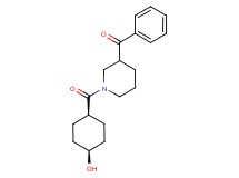 {1-[(cis-4-hydroxycyclohexyl)carbonyl]-3-piperidinyl}(phenyl)methanone