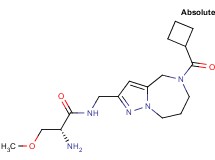 N~1~-{[5-(cyclobutylcarbonyl)-5,6,7,8-tetrahydro-4H-pyrazolo[1,5-a][1,4]diazepin-2-yl]methyl}-O-methyl-D-serinamide hydrochloride