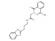 N-[3-(1H-benzimidazol-2-yl)propyl]-2-(4-methyl-1-oxo-2(1H)-phthalazinyl)acetamide