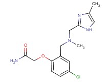 2-[4-chloro-2-({methyl[(4-methyl-1H-imidazol-2-yl)methyl]amino}methyl)phenoxy]acetamide