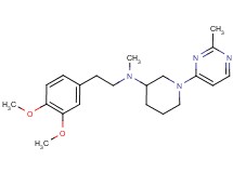 N-[2-(3,4-dimethoxyphenyl)ethyl]-N-methyl-1-(2-methyl-4-pyrimidinyl)-3-piperidinamine