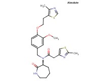 N-{3-methoxy-4-[2-(4-methyl-1,3-thiazol-5-yl)ethoxy]benzyl}-2-(2-methyl-1,3-thiazol-4-yl)-N-[(3S)-2-oxo-3-azepanyl]acetamide