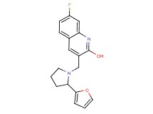 7-fluoro-3-{[2-(2-furyl)-1-pyrrolidinyl]methyl}-2-quinolinol