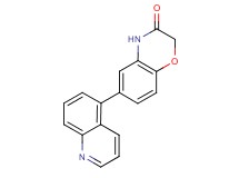 6-quinolin-5-yl-2H-1,4-benzoxazin-3(4H)-one