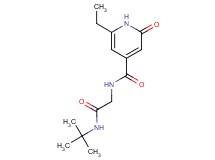 N-[2-(tert-butylamino)-2-oxoethyl]-6-ethyl-2-oxo-1,2-dihydropyridine-4-carboxamide